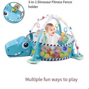 Tapis d’Éveil Bébé 4-en-1 Dinosaure