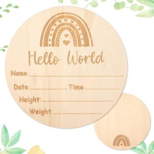 Cartes Étapes Bébé en Bois – 12 Mois