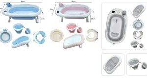 Baignoire Bébé Pliable 6-en-1