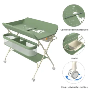 Table à Langer Pliable et Mobile
