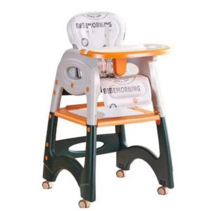 Chaise Haute Évolutive 3-en-1 pour Bébé