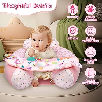 Siège Gonflable Bébé avec Plateau d’Activités
