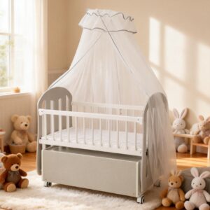 Lit bébé en bois