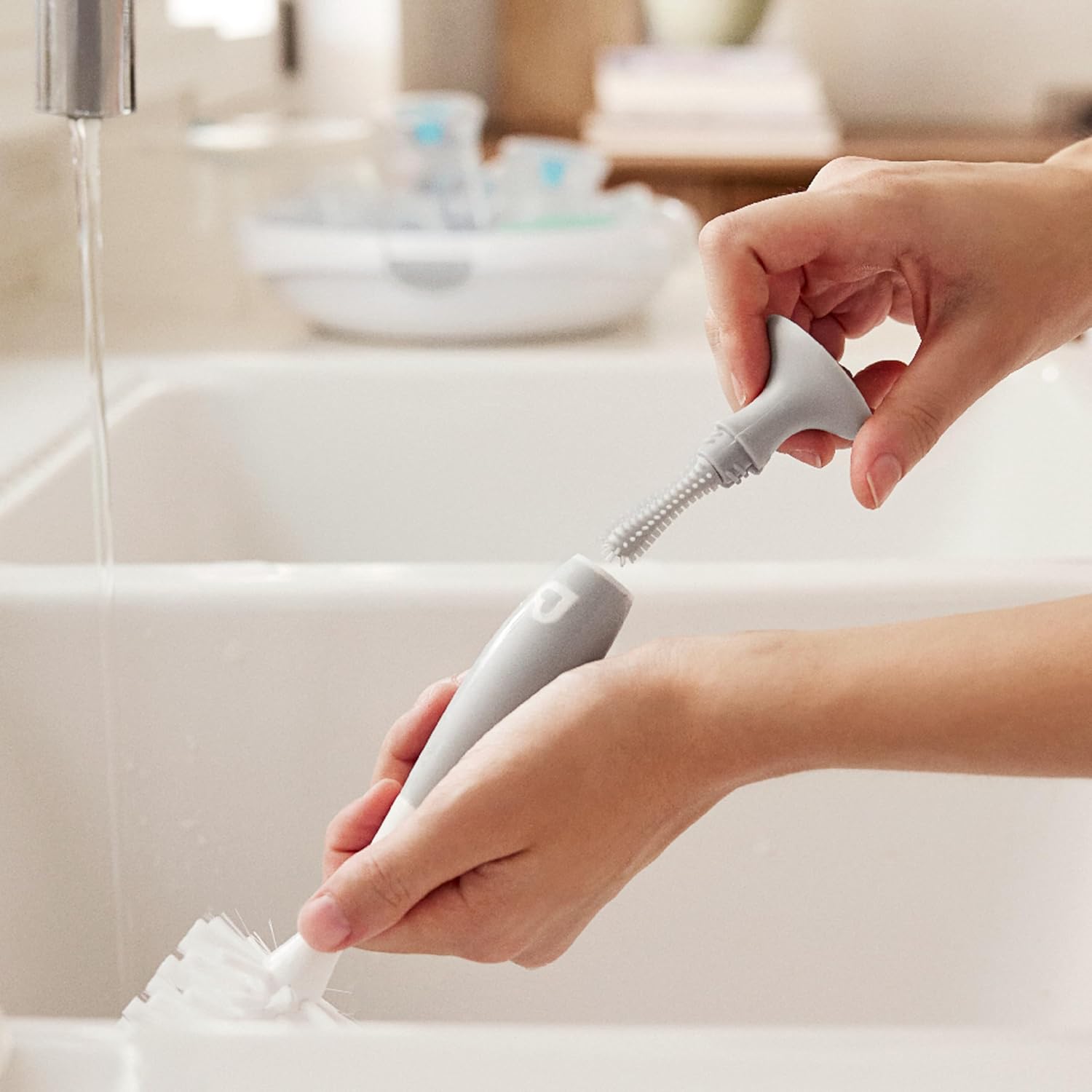 Brosse à Biberon avec Ventouse
